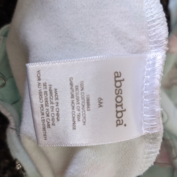 Absorba 6 month sleeper pajamas - Picture 3 of 3